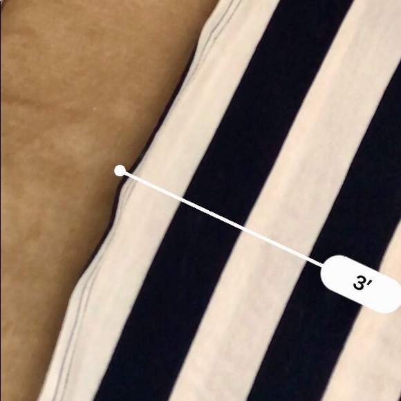 NWT GIORGIA White/Blue Striped Dress - Picture 8 of 8